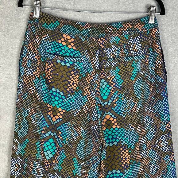 Anthropologie Pants Womens 2 Blue Essential Culotte Wide Leg Cropped Preppy - Picture 6 of 14